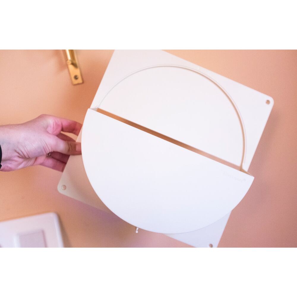 Tupperware 1646-4 Wall Hanging Lid Organizer | Beige